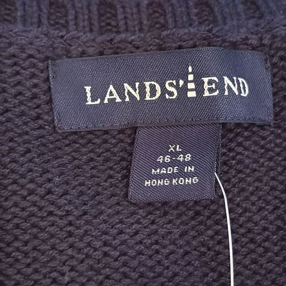 LANDS' END Drifter Pullover V-Neck Sweater Vest *NEW* - Picture 4 of 13